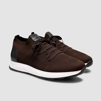Madasat Men Knitted Brown Casual Shoes - 959 |