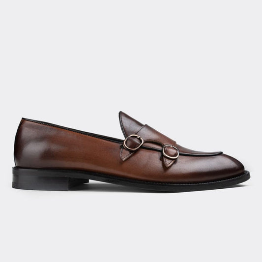 Madasat Tan Leather Loafer - 627 |