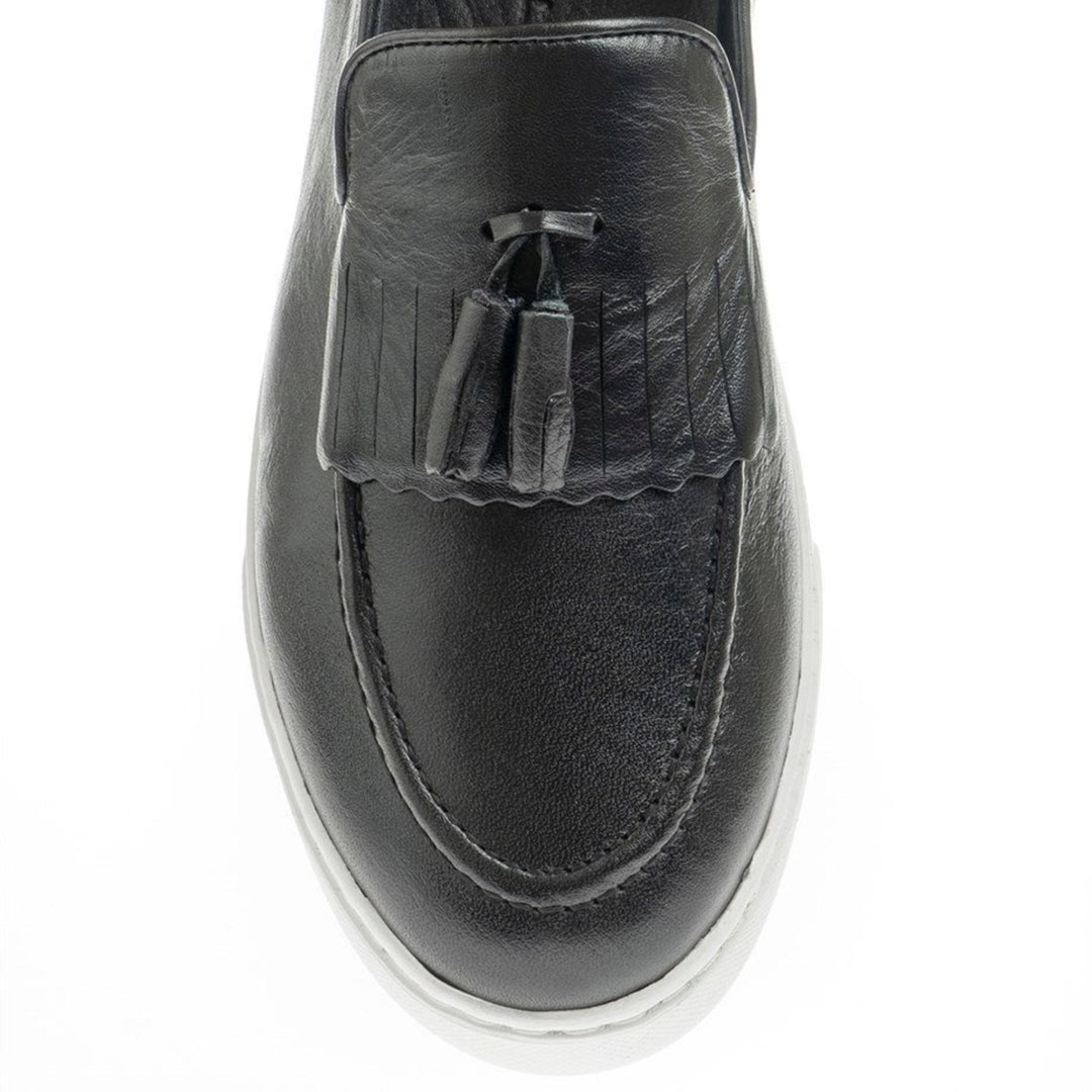 Madasat Black Leather Loafer - 678 |