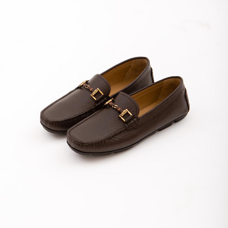 Madasat Brown Leather Loafer - 603 |