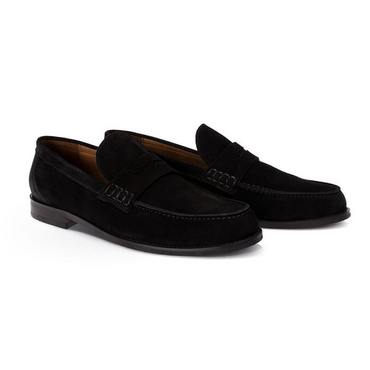 Madasat Schwarzer Loafer - 058 |