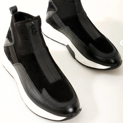 Madasat Freizeitstiefel aus schwarzem Leder für Herren - 832 |