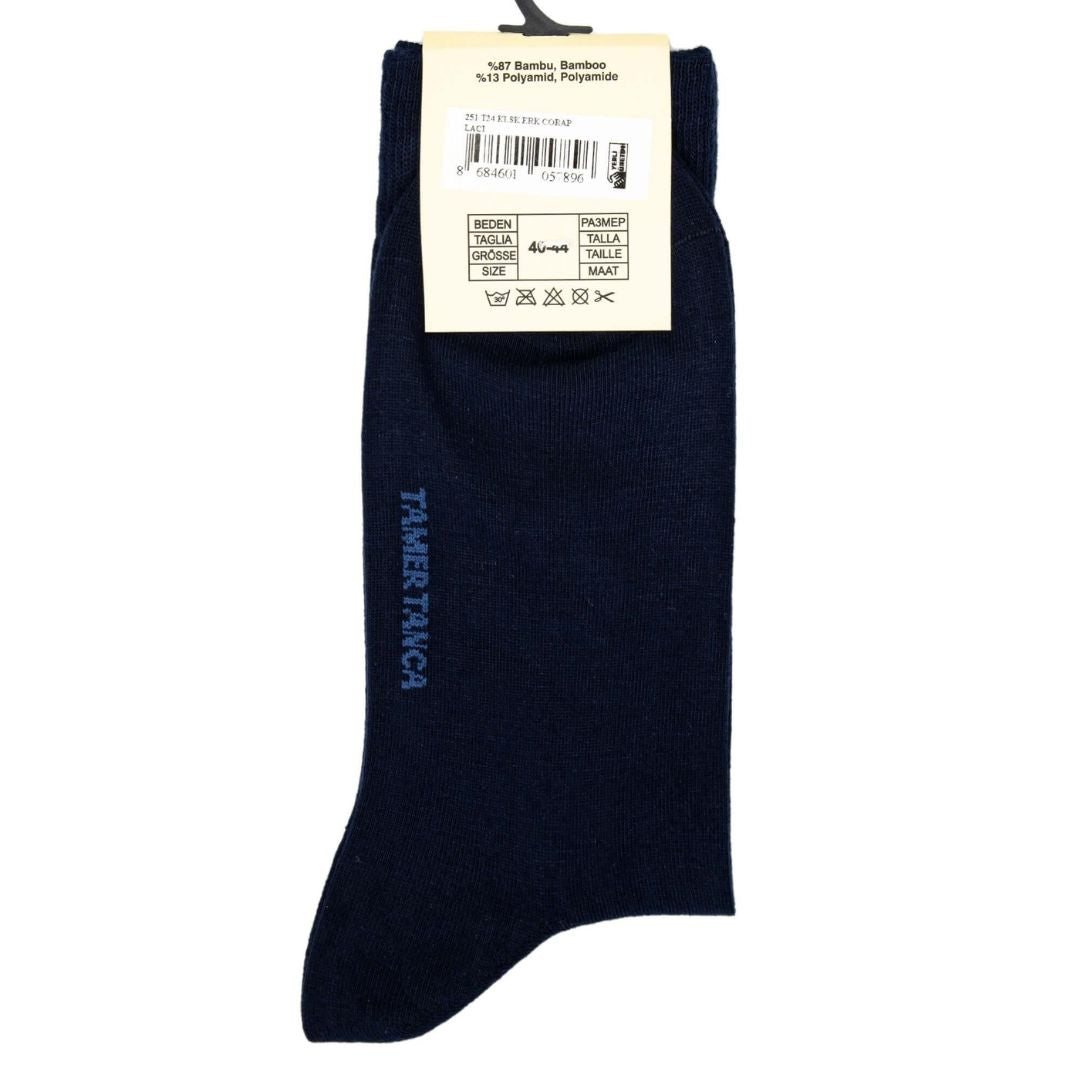 Madasat Navy Blue Men's Textile Socks - 922 |