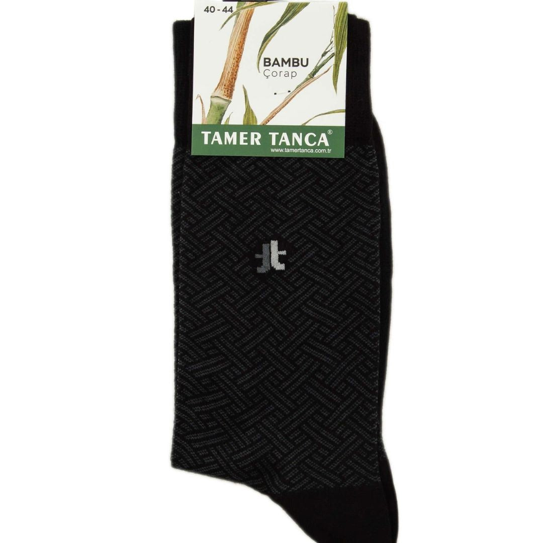 Madasat Black Men's Textile Classic Socks - 933 |