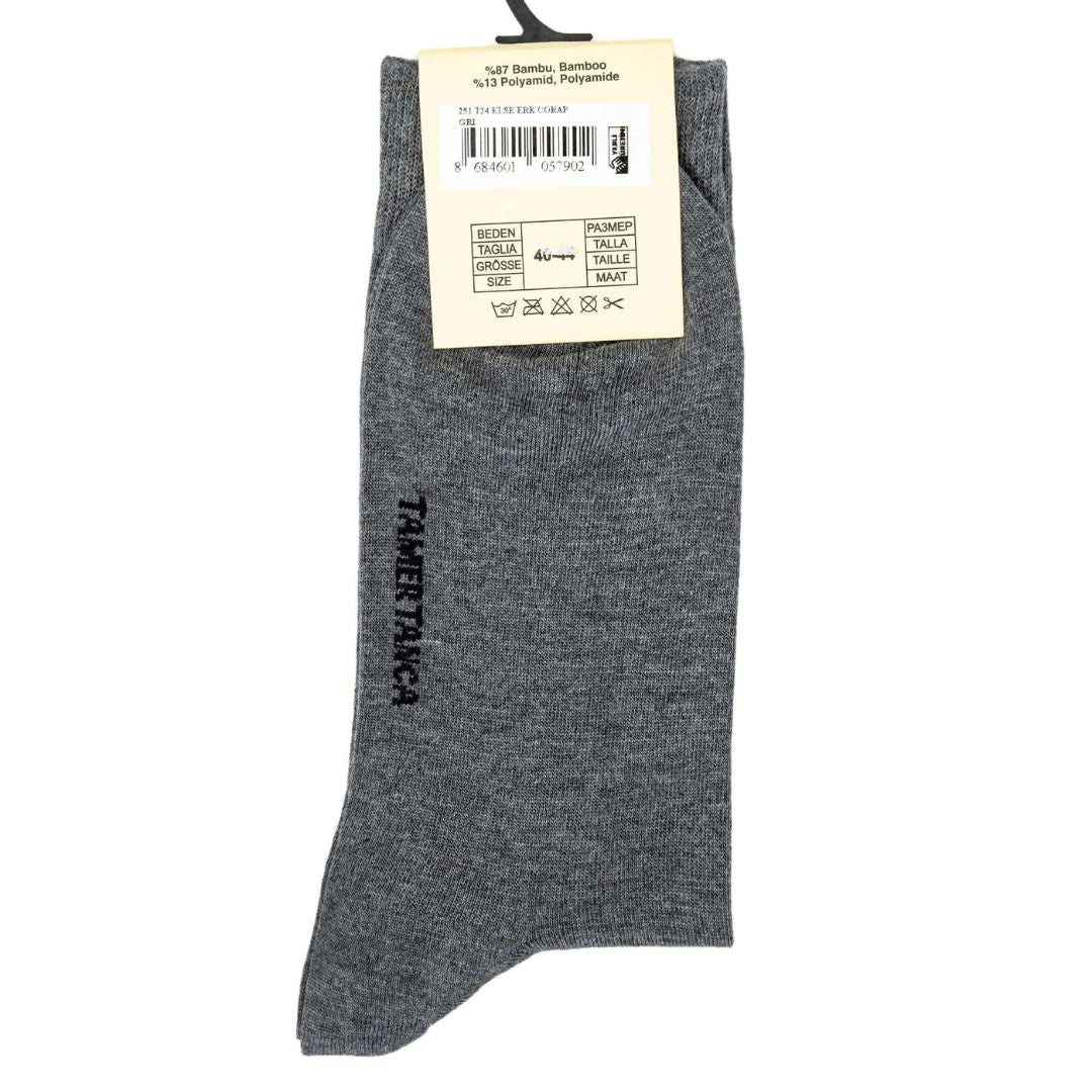 Madasat Grey Men's Textile Socks - 922 |