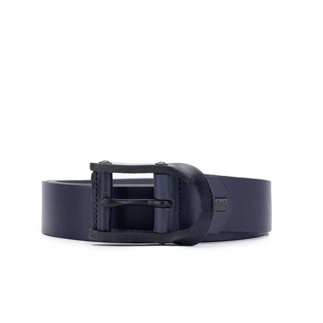 Madasat Navy Blue Men's Genuine Belt - 925 |