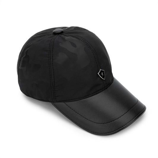 Madasat Black Men's Textile Cap - 923 |