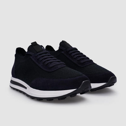 Madasat Navy Blue Knitwear Men's Shoes - 880 |