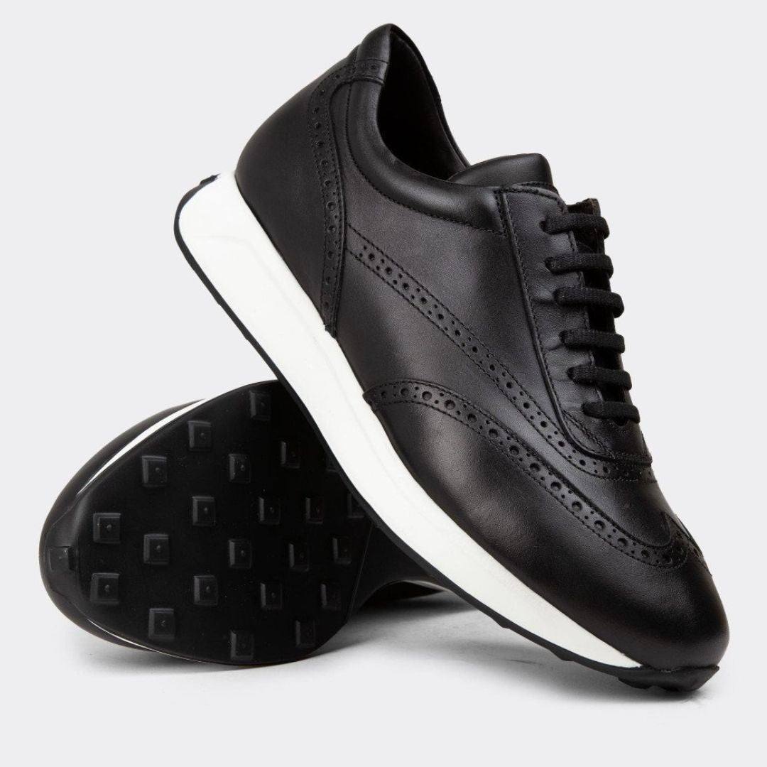 Madasat Black & White Casual Sports Shoes - 958 |