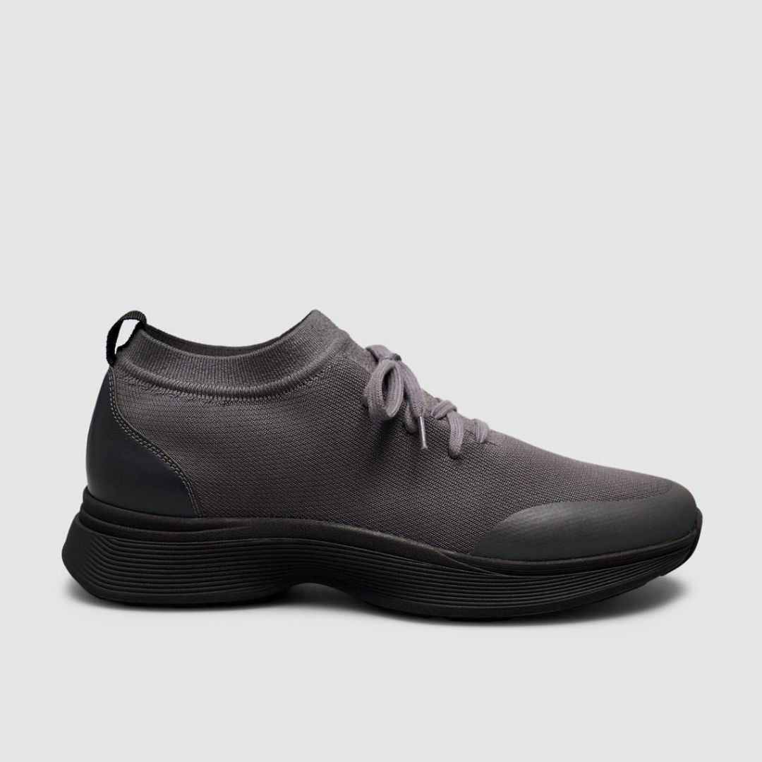 Madasat Charcoal Knit & Genuine Calf Leather  - 965 |