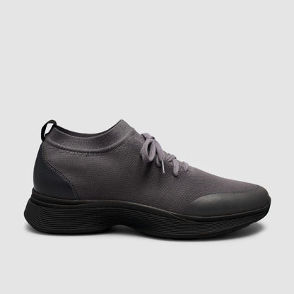 Madasat Charcoal Knit & Genuine Calf Leather  - 965 |