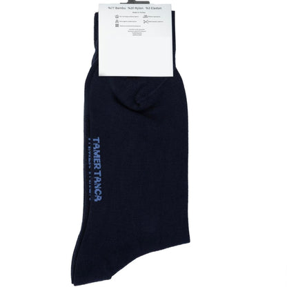 Madasat Navy Blue Men's Bamboo Classic Socks - 920 |