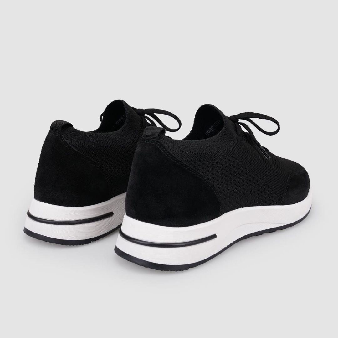 Madasat Black Men Knitted Casual Shoes - 952 |