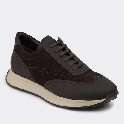 Madasat Brown Genuine Suede Casual Shoes  - 900 |