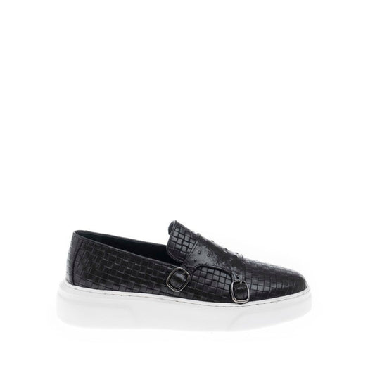 Madasat schwarzer Leder-Loafer – 597 |