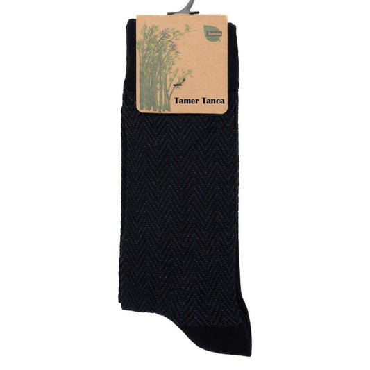 Madasat Black Men's Cotton Socks - 928 |