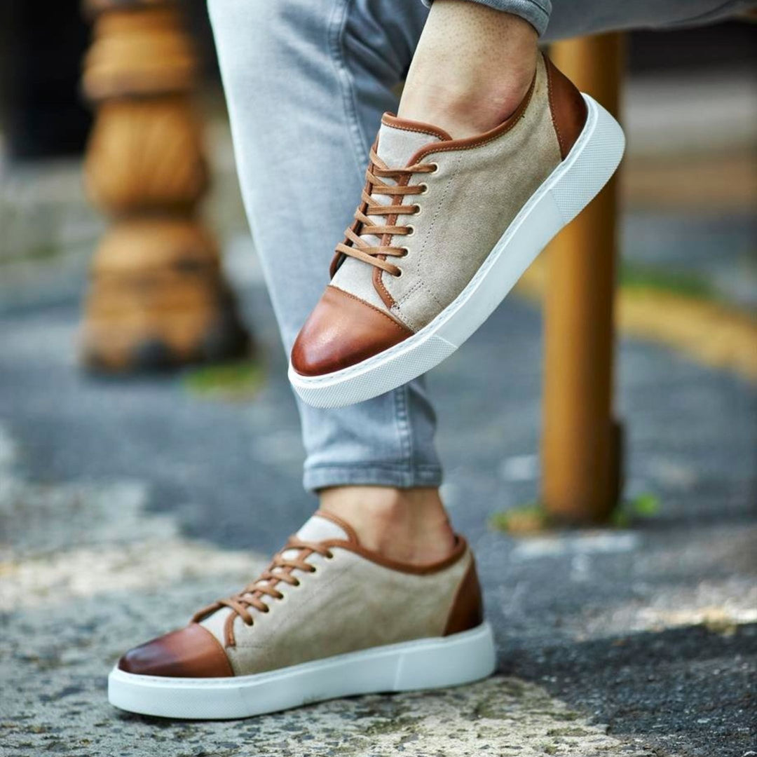 Madasat Beige Casual Shoes - 686 |