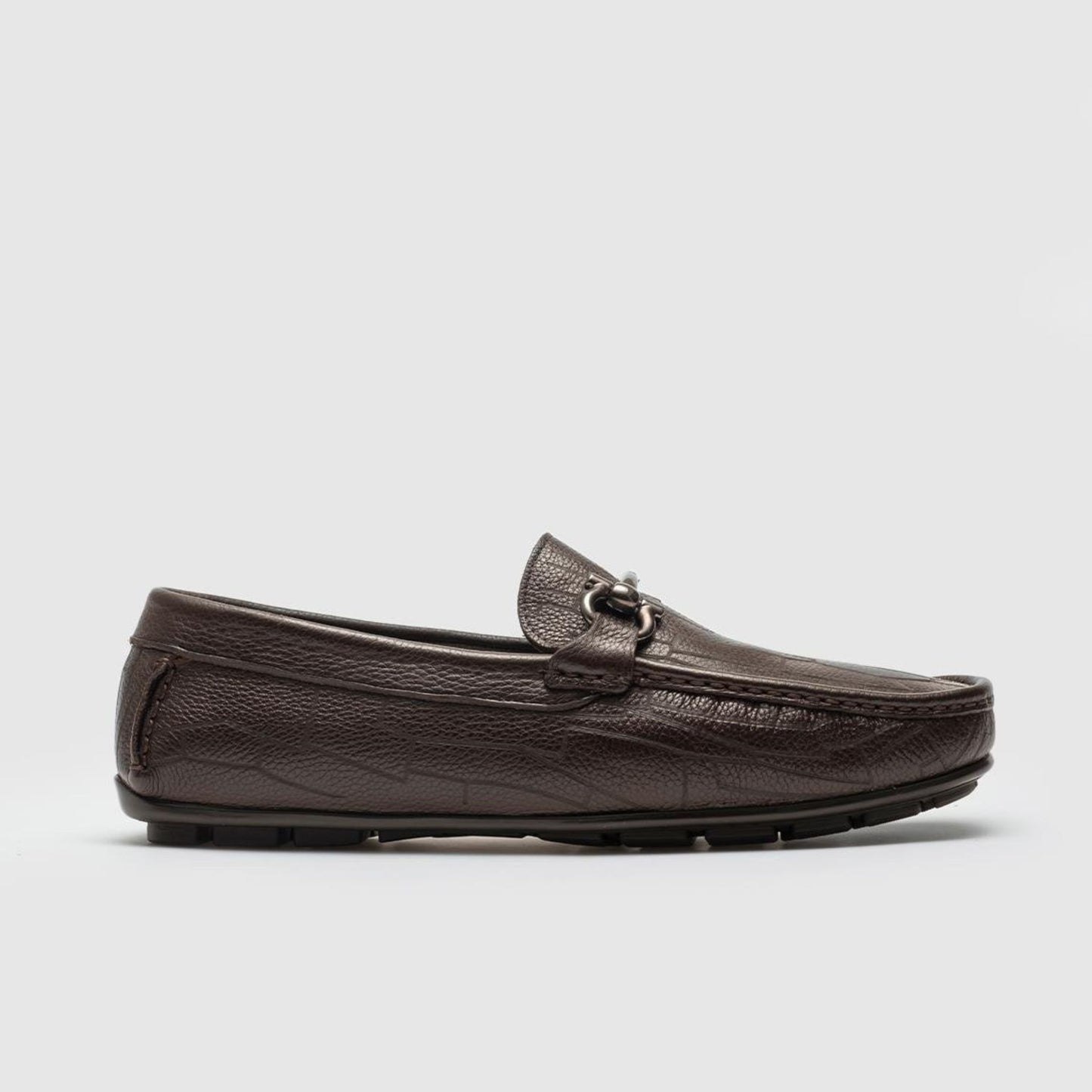 Madasat Brown Leather Loafer - 618 |