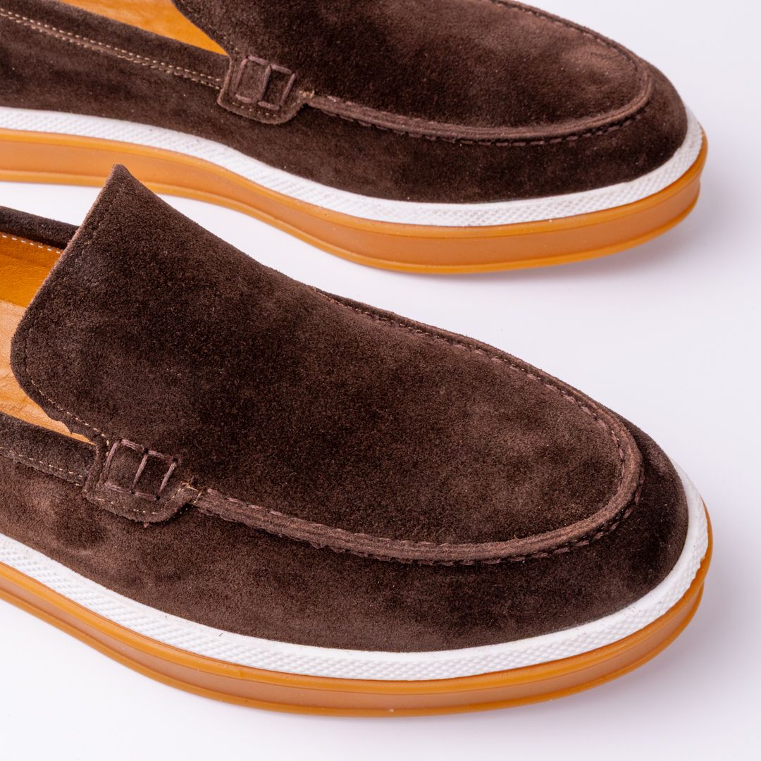 Madasat Brown Men's Loafer Shoes - 957 |