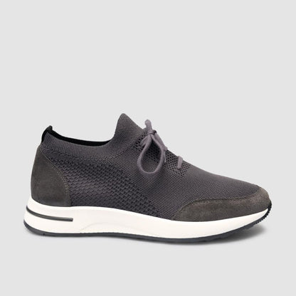 Madasat Gray Men Knitted Casual Shoes - 952 |
