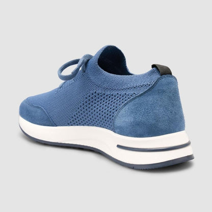 Madasat Blue Men Knitted Casual Shoes - 952 |
