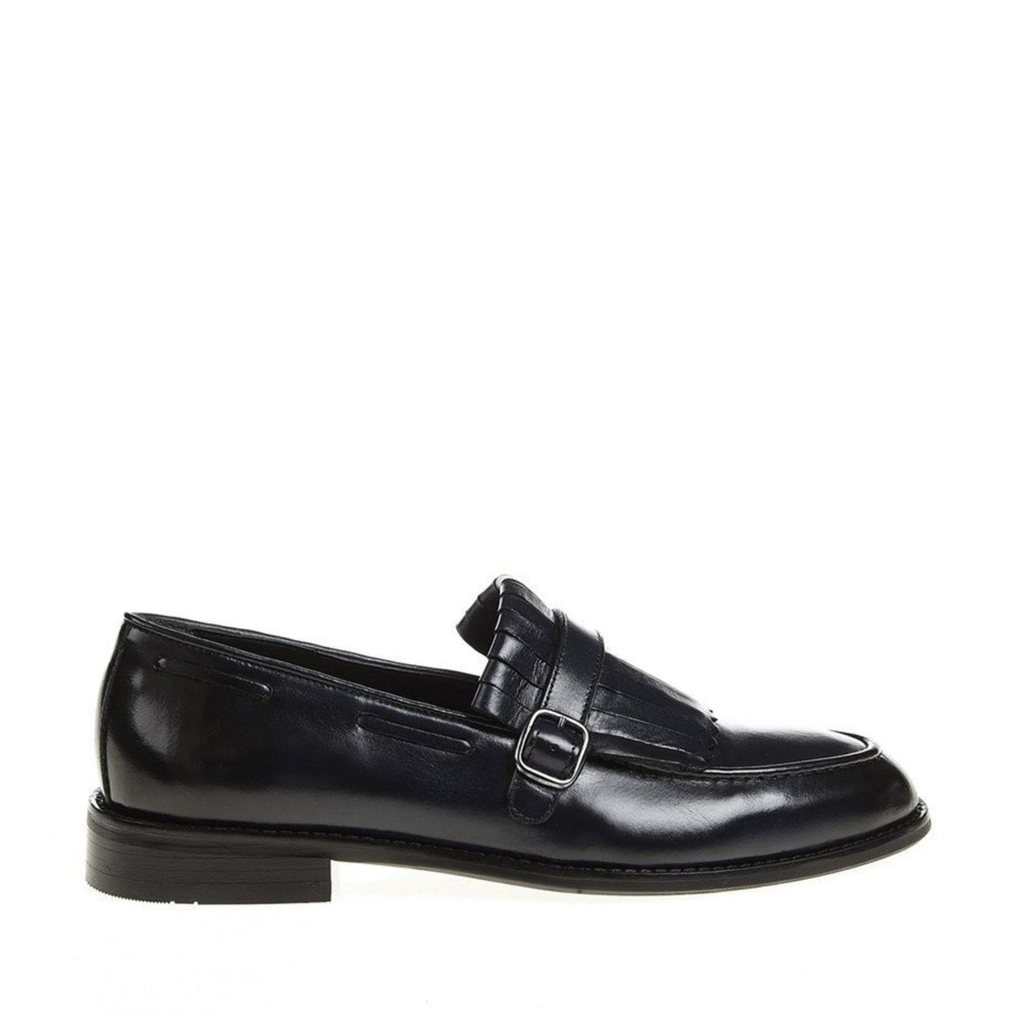 Madasat Black Leather Loafer - 719 |