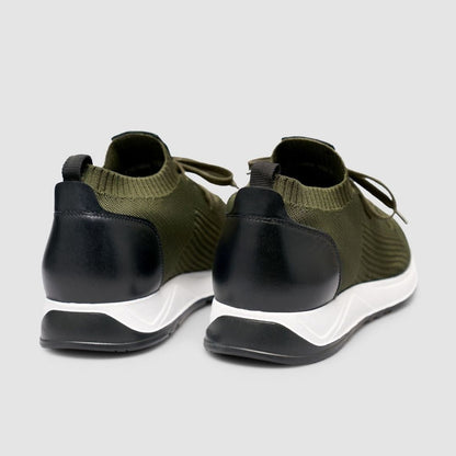 Madasat Men Knitted Khaki Casual Shoes - 959 |
