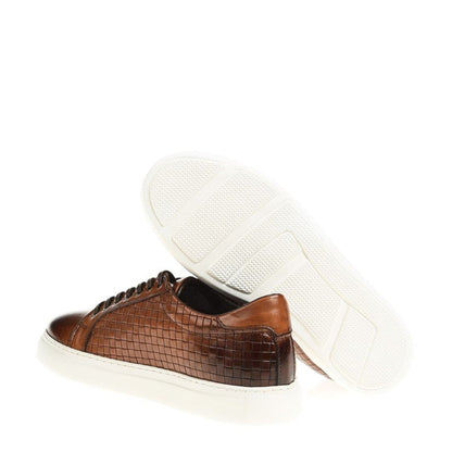 Madasat Brown Leather Casual Shoes - 333 |