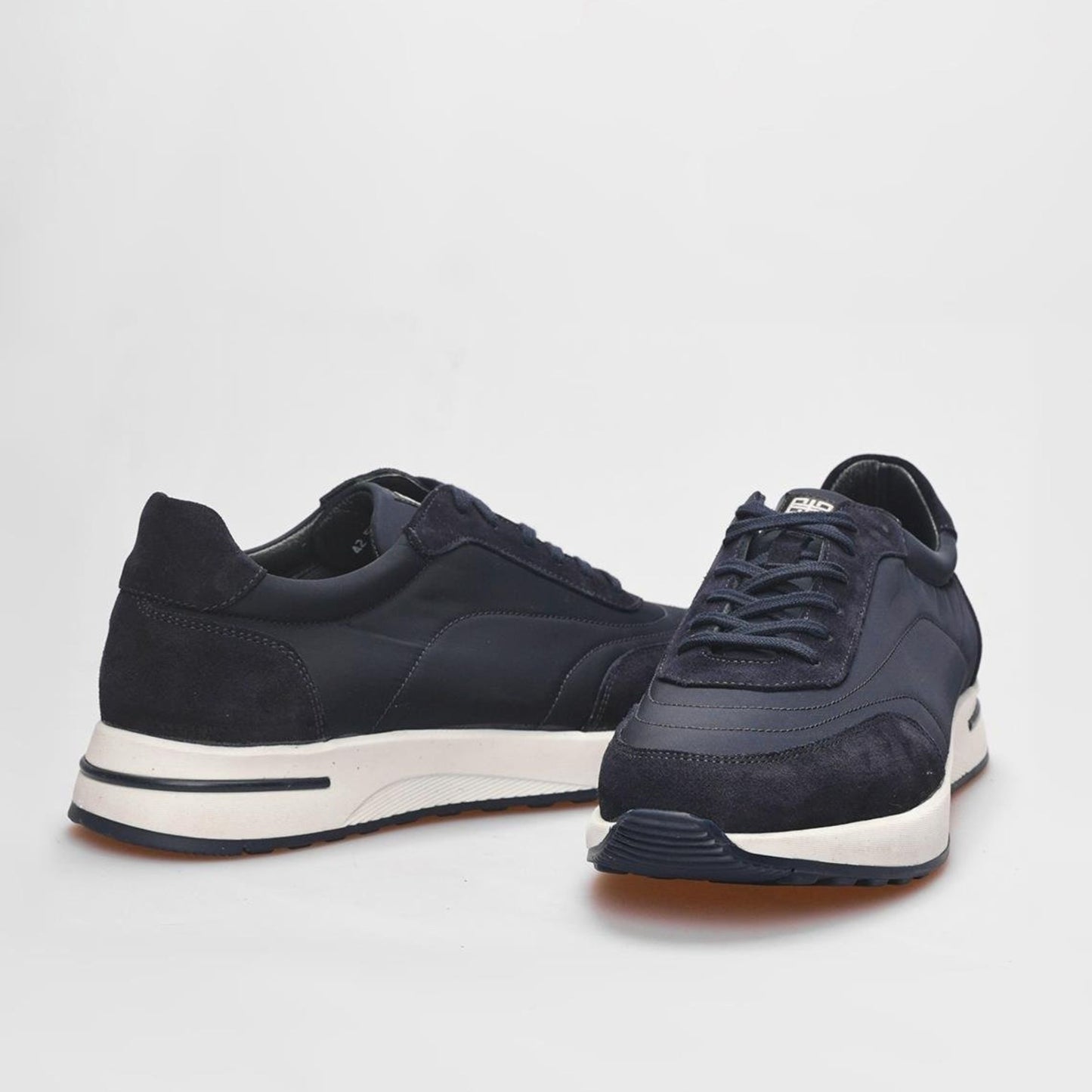 Madasat Navy Blue Suede Genuine Leather Sneakers - 846 |