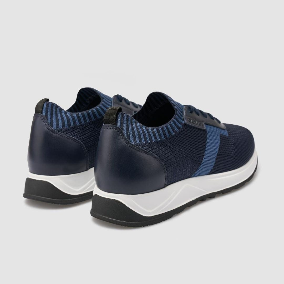 Madasat Men Knitted Navy Blue Casual shoes - 962 |