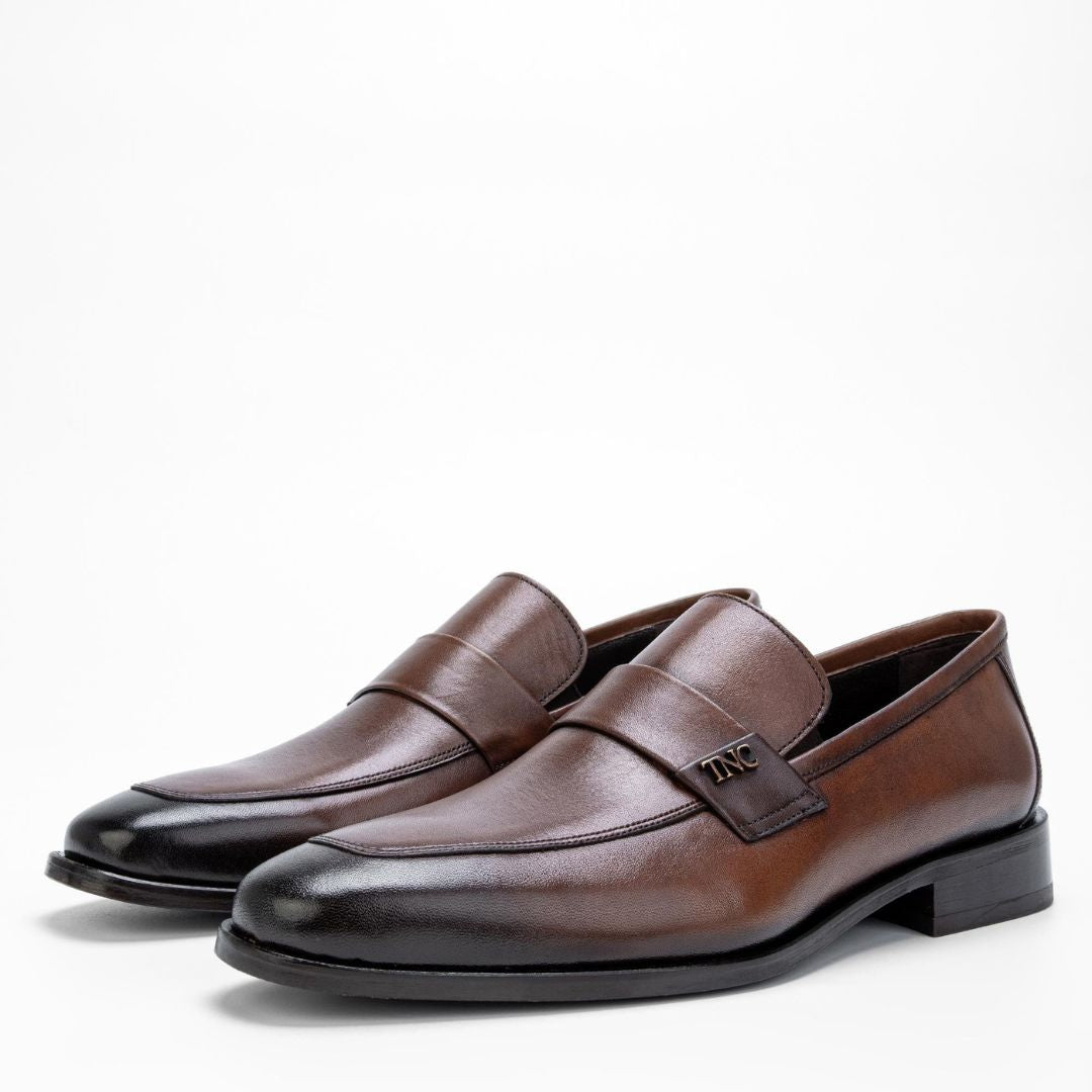 Madasat Brown Leather Classic Shoes - 116 |