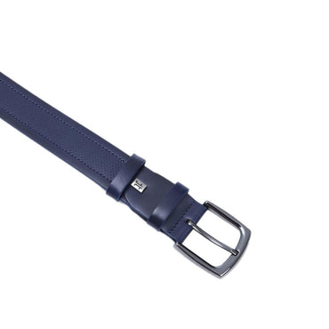 Madasat Navy Blue Men's Genuine Leather Sport Belt - 926 |