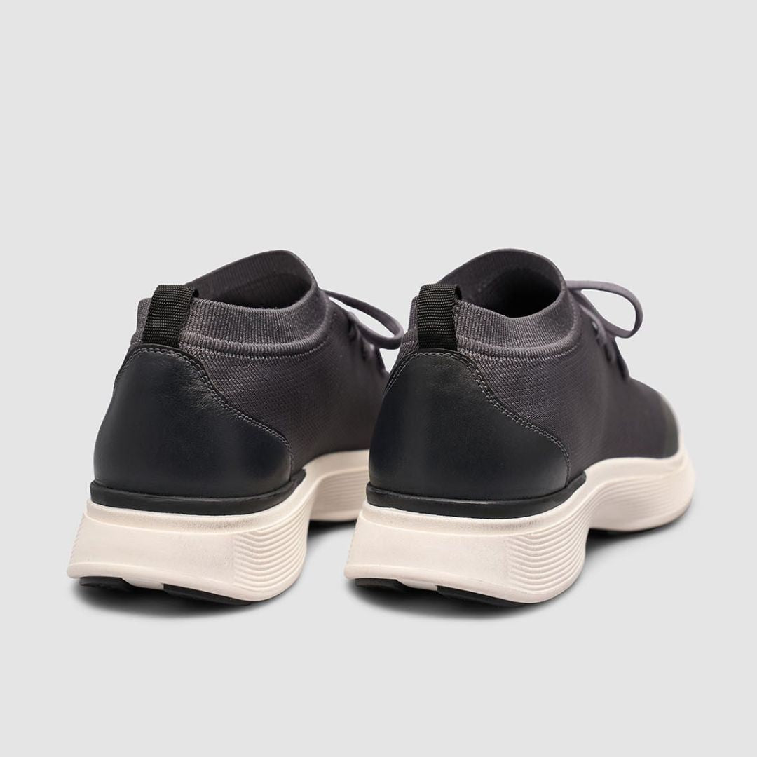 Madasat Grey Knit & Genuine Calf Leather  - 965 |
