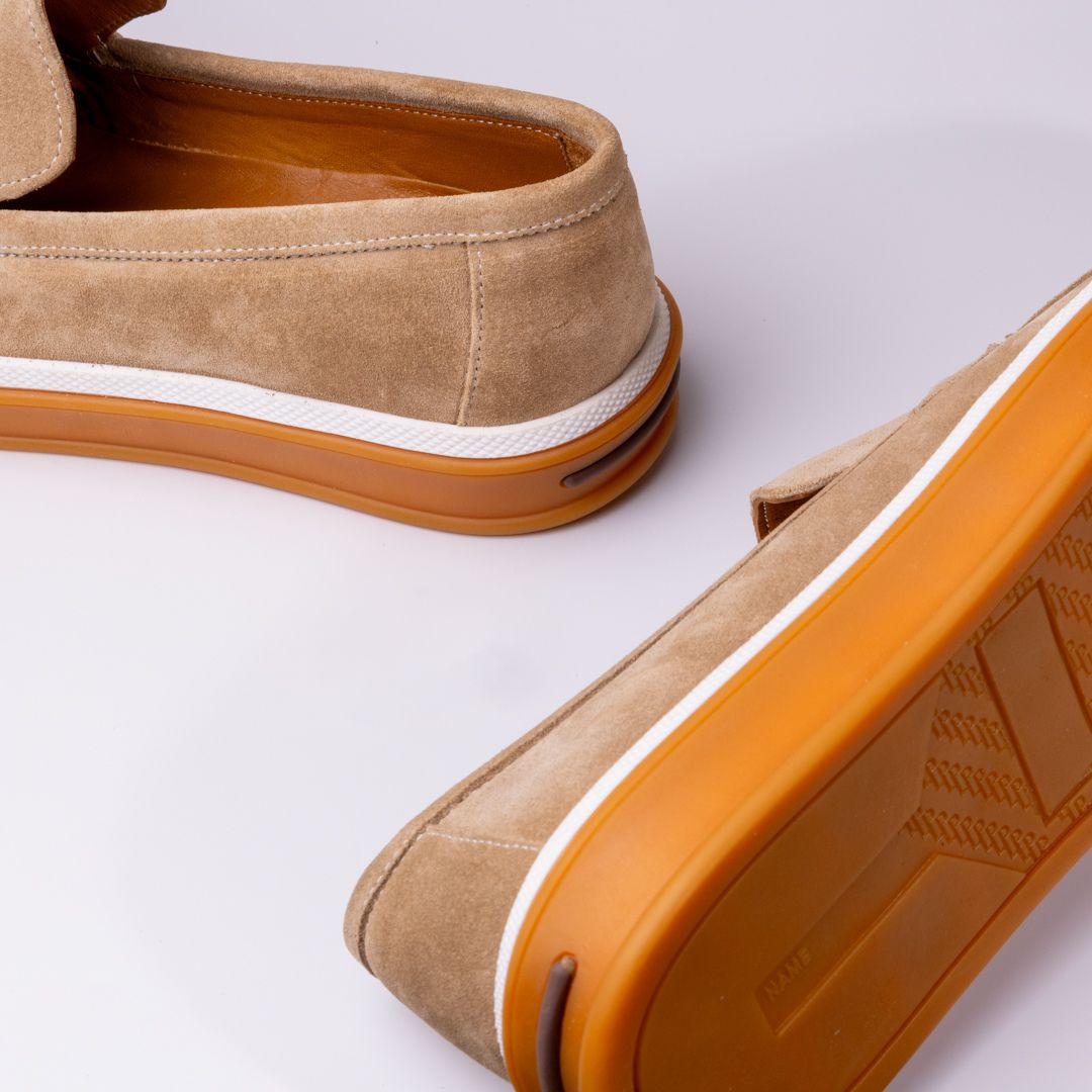 Madasat Gray Men's Loafer Shoes - 957 |