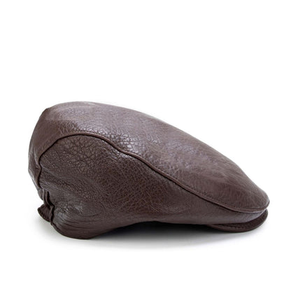 Madasat Brown Men's Genuine Leather Cap - 932 |