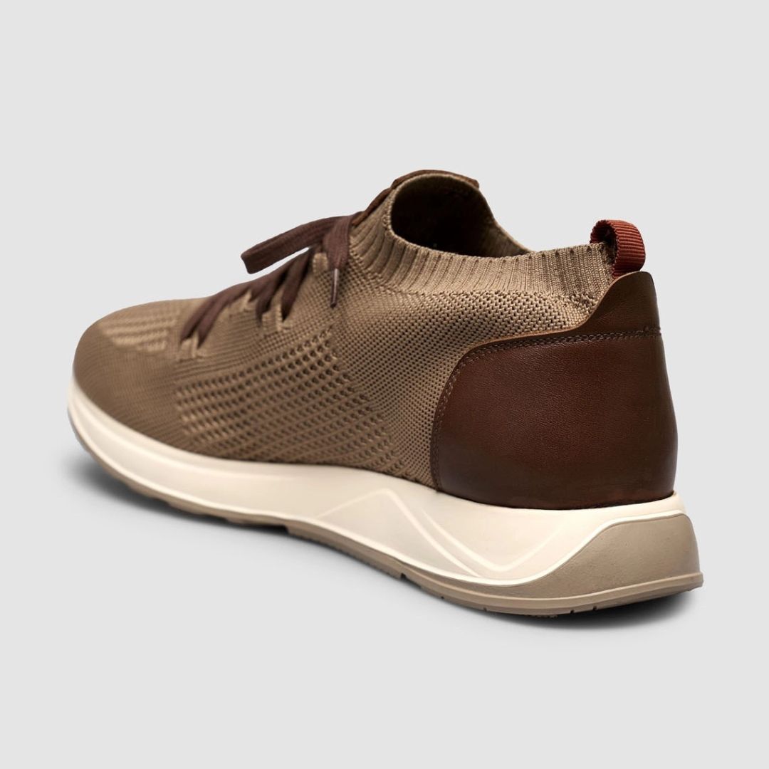 Madasat Men Knitted Beige Casual Shoes - 959 |