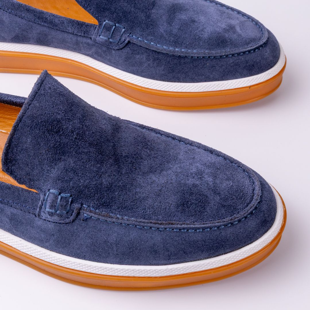 Madasat Blue Men's Loafer Shoes - 957 |