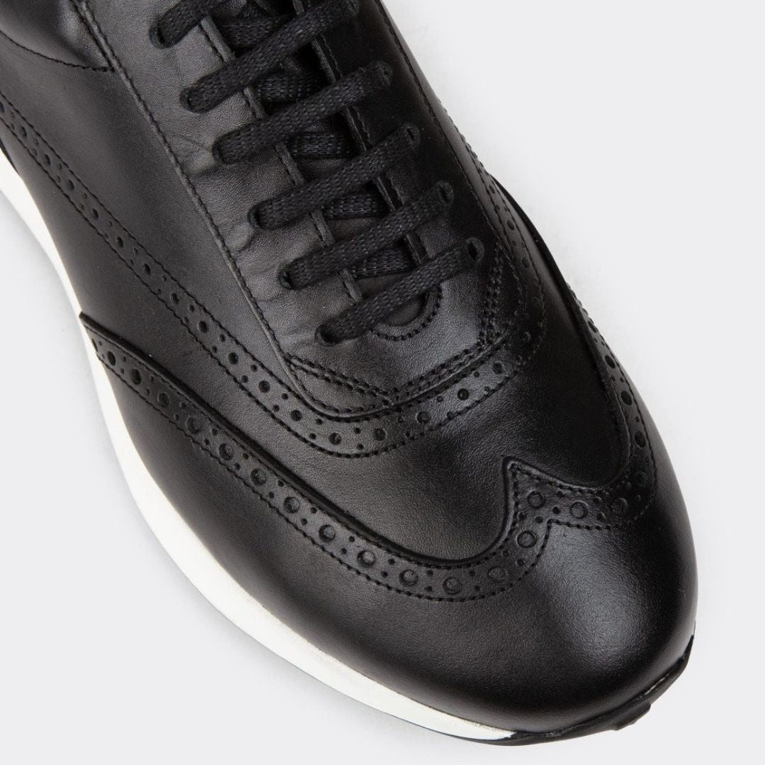 Madasat Black & White Casual Sports Shoes - 958 |