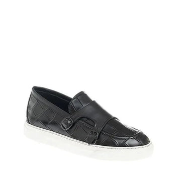 Madasat schwarzer Leder-Loafer – 410 |