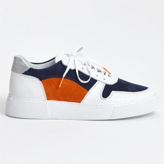 Madasat White - Navy Blue Casual Shoes - 714 |