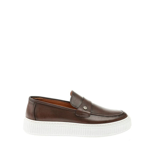 Madasat brauner Leder-Loafer – 420 |