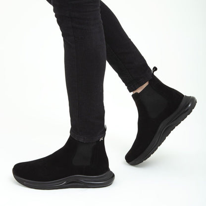 Madasat Black Suede Men's Casual Boots - 822 |