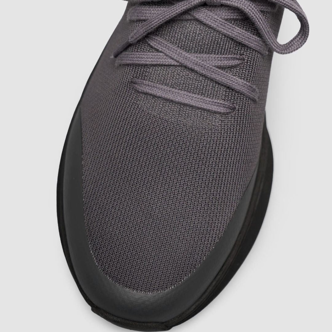 Madasat Charcoal Knit & Genuine Calf Leather  - 965 |