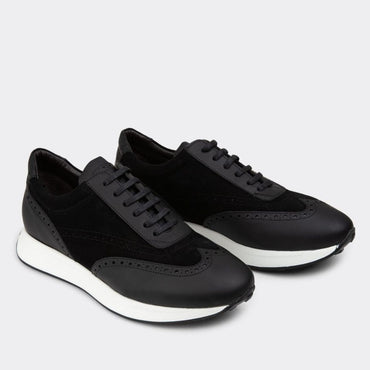 Madasat Black Genuine Suede Casual Shoes  - 900 |