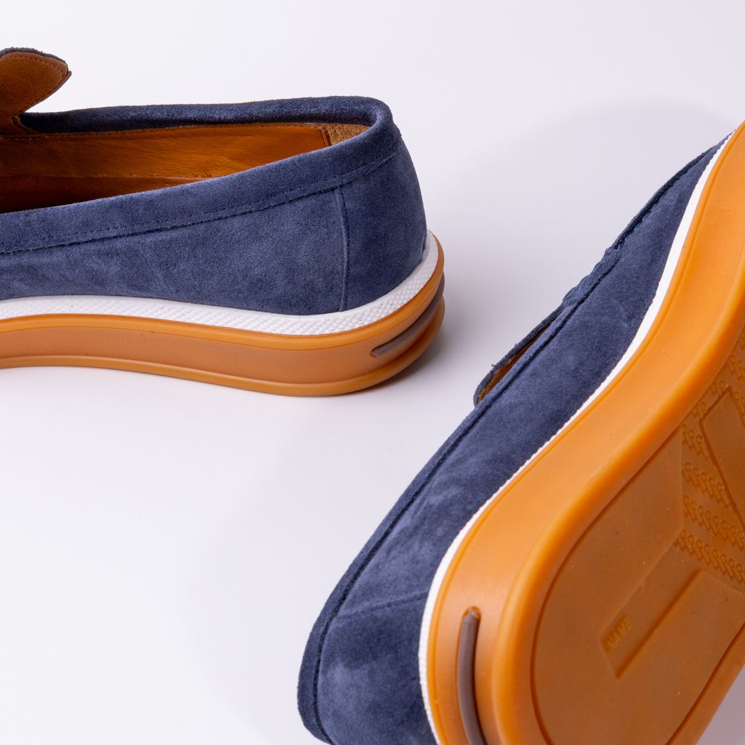 Madasat Blue Men's Loafer Shoes - 957 |