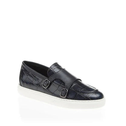 Madasat Navy blue Leather Loafer - 410 |