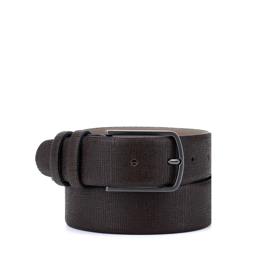 Madasat Brown Men's Genuine Leather Sports Belt - 930 |