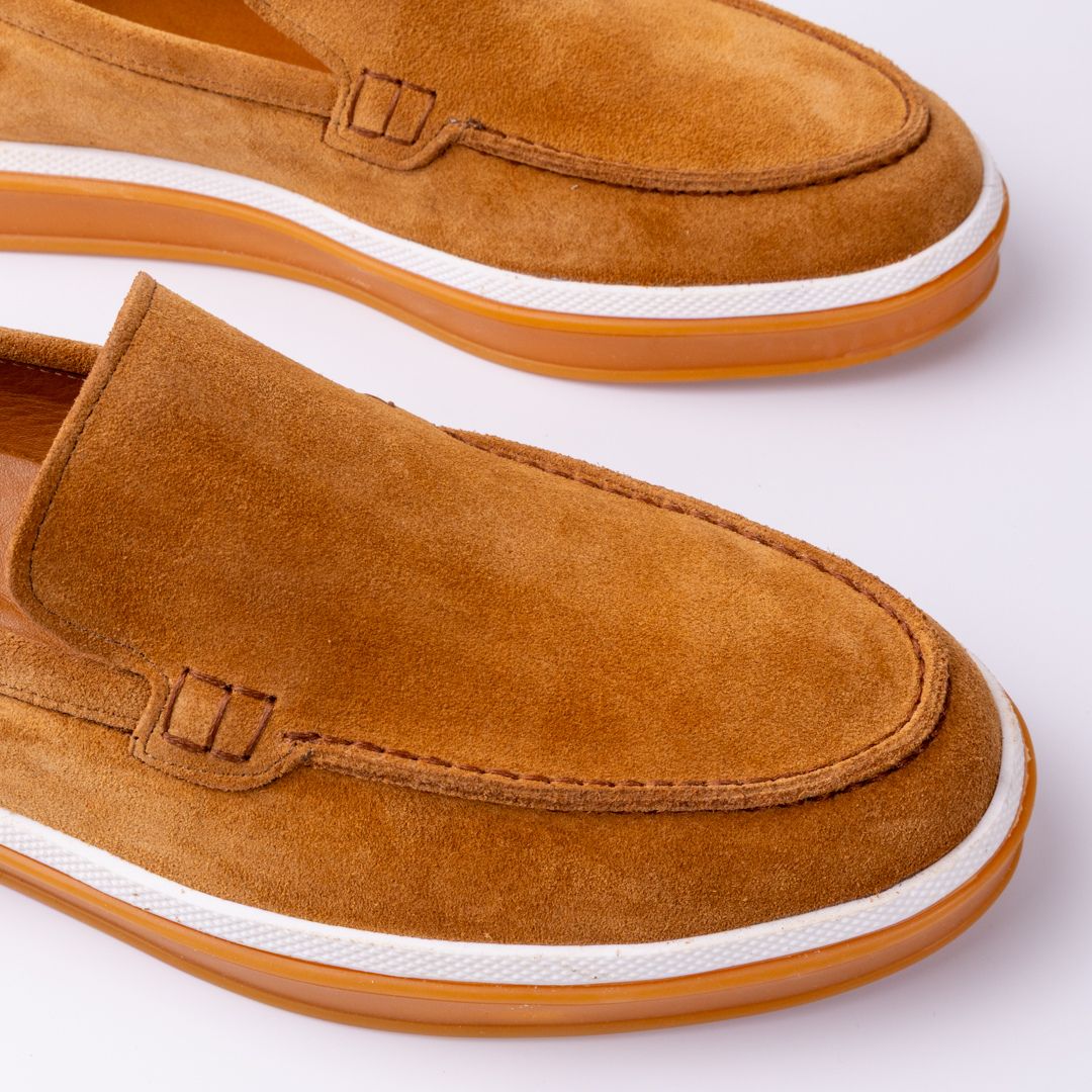 Madasat Orange Men's Loafer Shoes - 957 |