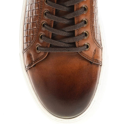 Madasat Brown Leather Casual Shoes - 333 |