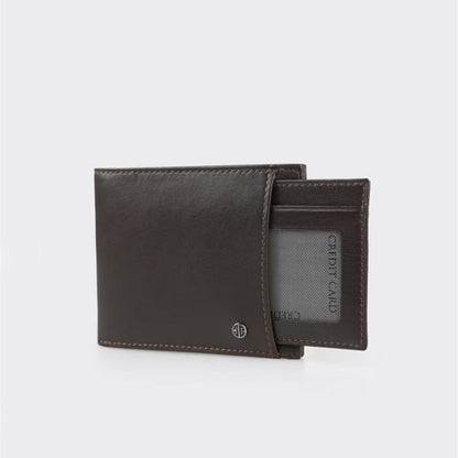 Madasat Coffee Leather Men's Wallet - 944 |